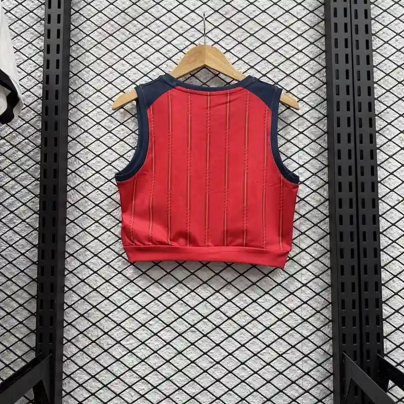 2026 WorldCup Spain Home Crop top Women Kit