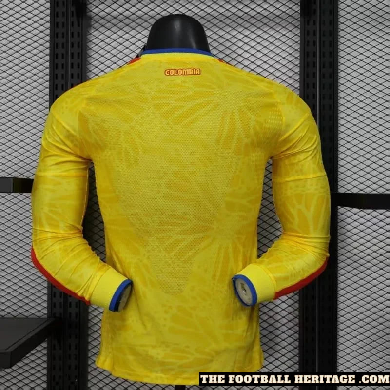 Colombia World Cup 2026 Home Kit – Long Sleeves Player Version image 3