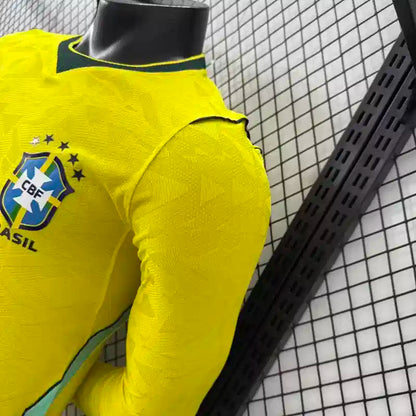 2026 World Cup Brazil Home Long Sleeves Kit