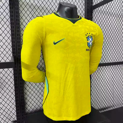 2026 World Cup Brazil Home Long Sleeves Kit