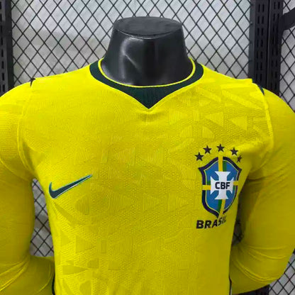 2026 World Cup Brazil Home Long Sleeves Kit