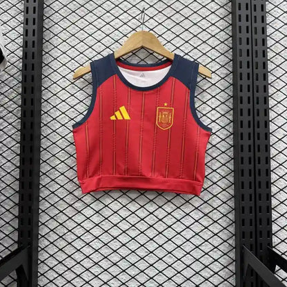 2026 WorldCup Spain Home Crop top Women Kit