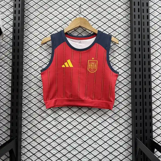 2026 WorldCup Spain Home Crop top Women Kit