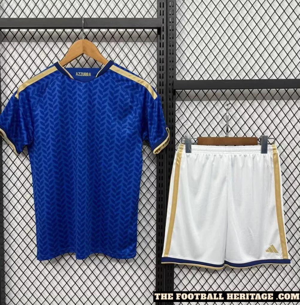 Italy 2026 Word Cup Home Kit – Kids Set image 1