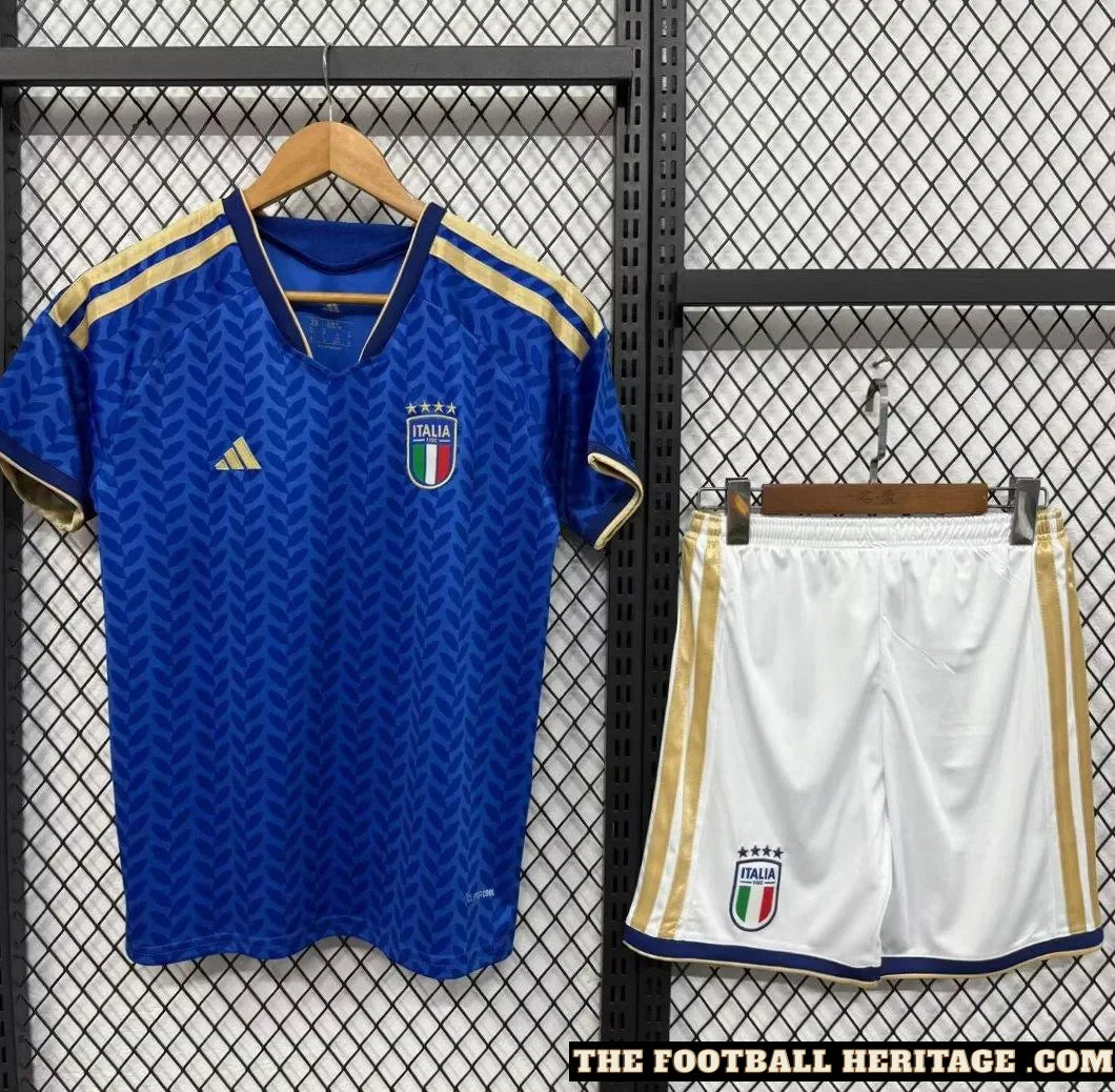 Italy 2026 Word Cup Home Kit – Kids Set image 0