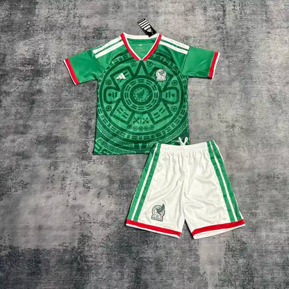 2026 World Cup Mexico Home Kit - Kids Set