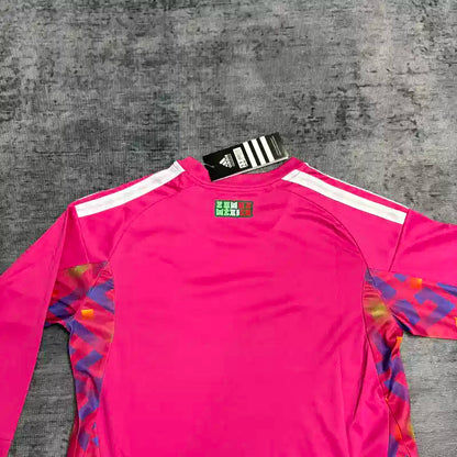 2026 World Cup Mexico Goalkeeper Pink Kit - Kids Set Long Sleeves
