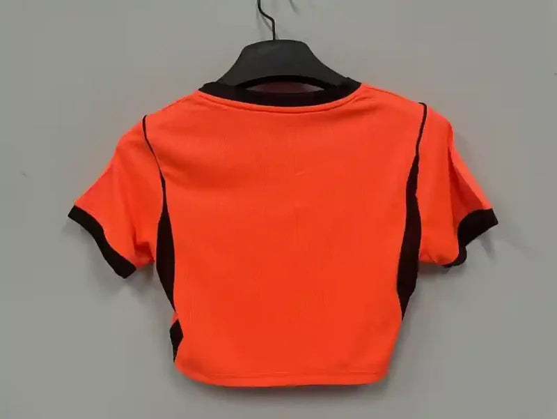 2026 World Cup Netherlands Crop Top Home Kit
