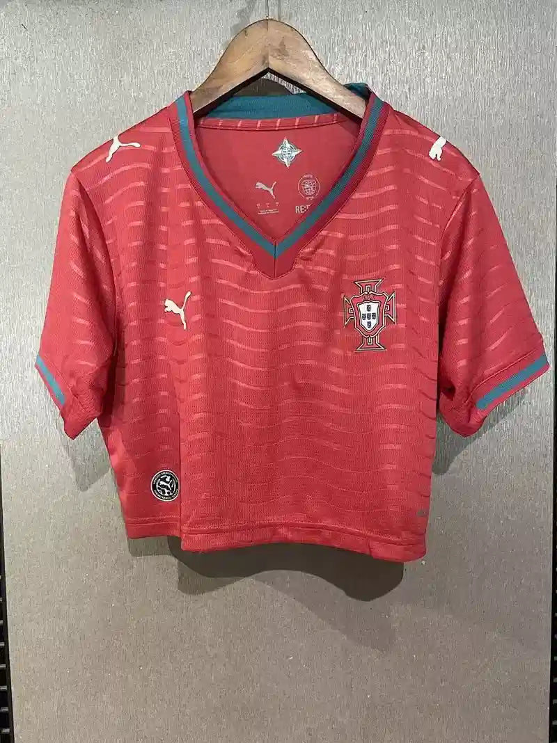 2026 World Cup Portugal 2026 Home Crop Top Kit