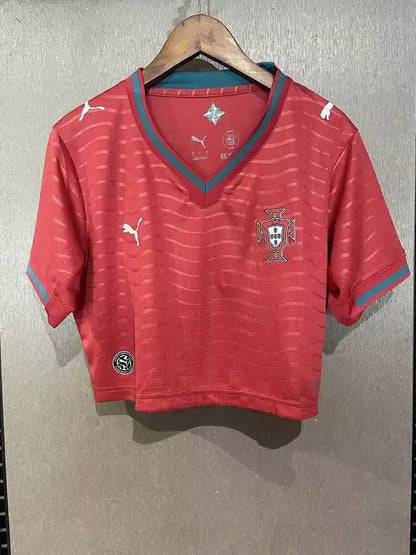 2026 World Cup Portugal 2026 Home Crop Top Kit