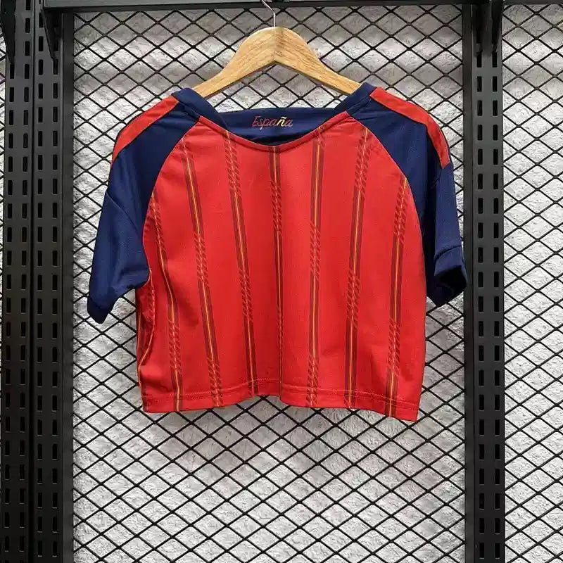 2026 WorldCup Spain Home Crop top Women Kit