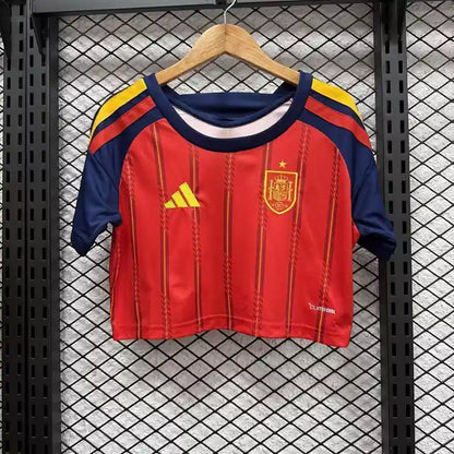 2026 WorldCup Spain Home Crop top Women Kit