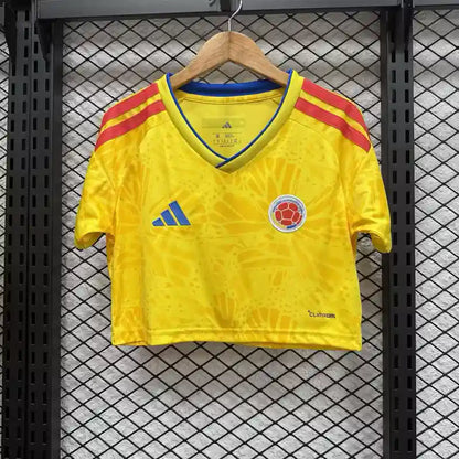 2026 World Cup Colombia Home Crop Top Kit