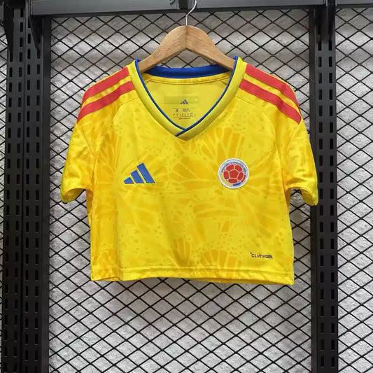 2026 World Cup Colombia Home Crop Top Kit