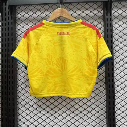 2026 World Cup Colombia Home Crop Top Kit