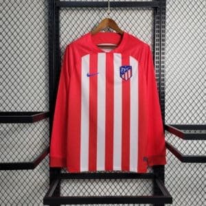 Atletico Madrid 23/24 Home Kit -Long Sleeve- – Fan Version