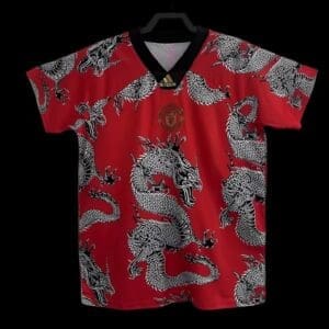 Manchester United Retro China Red Dragon Jersey
