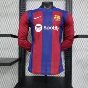 FC Barcelona 23/24 Home Kit -Long Sleeve- – Player version