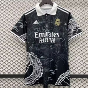 Real Madrid Black Dragon Jersey – Fan version
