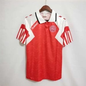 Denmark 1992 Champions League Red Champions Kit