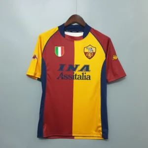AS ROMA 2001/2002 Home Kit