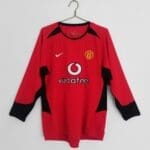 MANCHESTER UNITED 2002/2004 Home kit – Long sleeve
