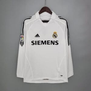 Real Madrid 2005/2006 Home Kit – Long Sleeves