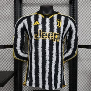 Juventus 23/24 Home Kit -Long Sleeve- – Player Version