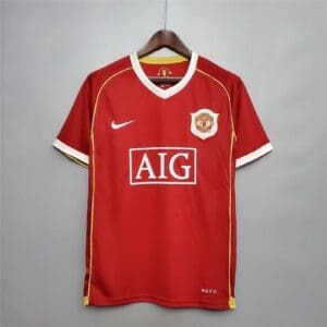 MAN United 2006/2007 Home Kit – Short Sleeves