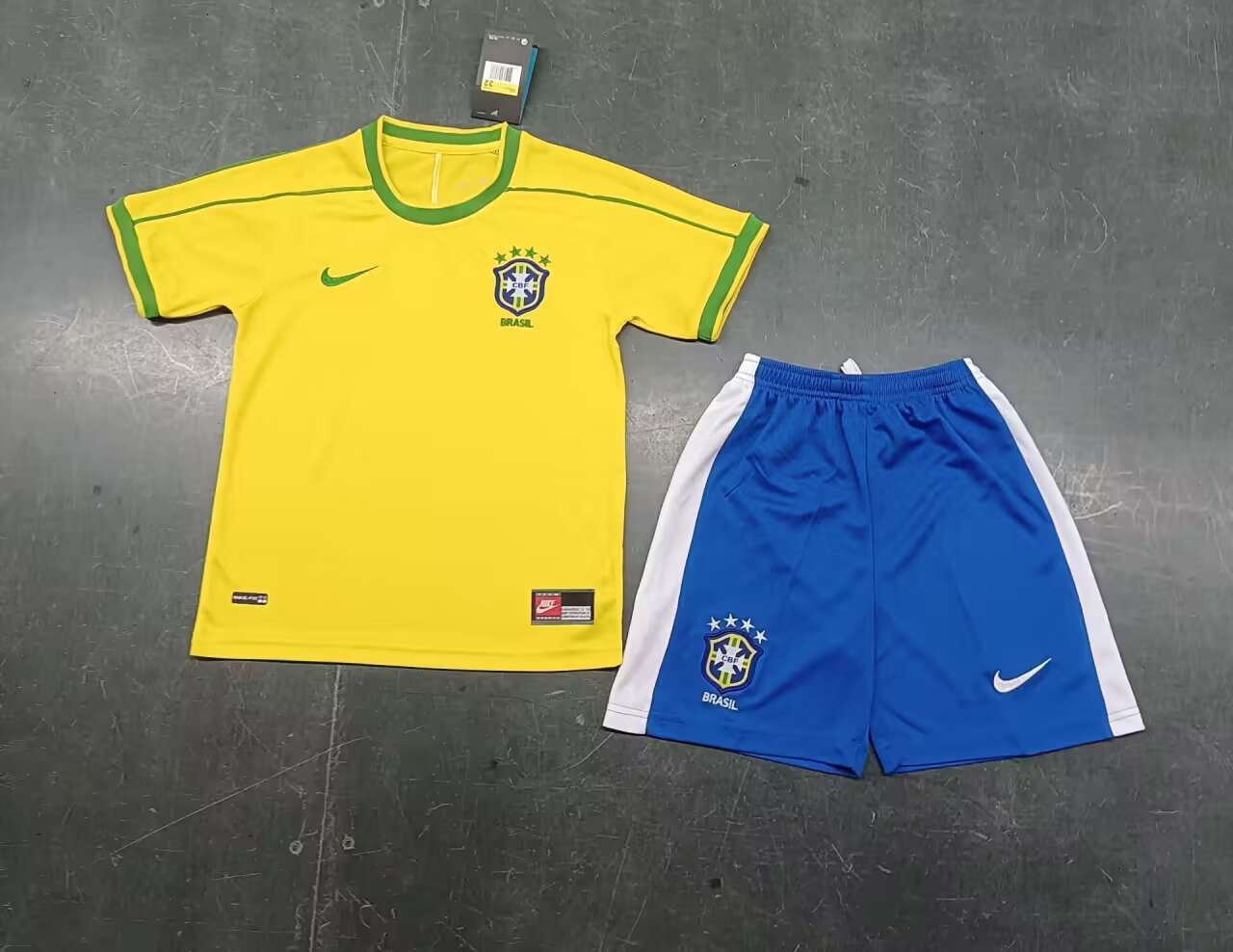 Brazil 1998 Home Kit - Kids