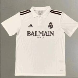 Real Madrid Balmain Polo Special Edition White Kit – Fan Version
