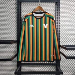 Venezia F.C 23/24 Green/Orange Training Kit -Long Sleeves – Fan Version