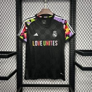 Real Madrid Love Unites 24/25 Pre-Match Training Jersey – Fan Version