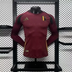 Belgium 2024 Home Kit -Long Sleeves – Player version