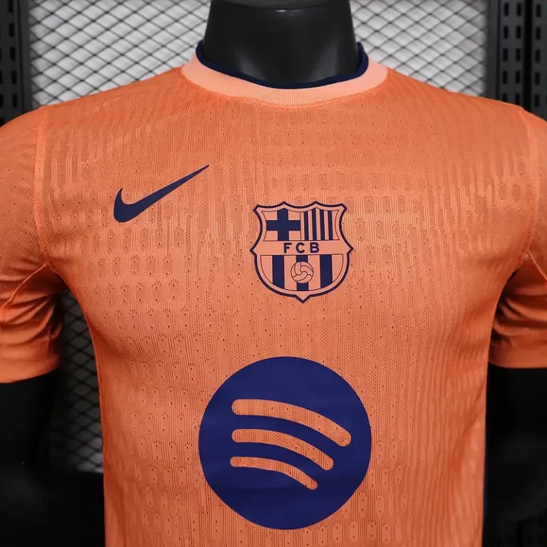 FC Barcelona 24/25 Orange Special Edition Jersey - Player Version - Image 8