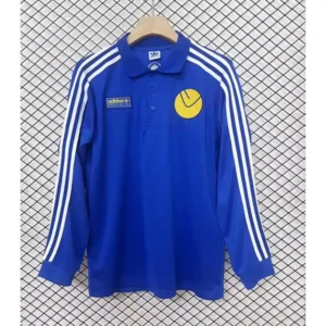 Leeds United 2024/25 Blue Polo Long Sleeve
