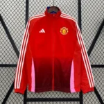 Manchester United 2024/25 Windbreaker Reversible - Red & Grey