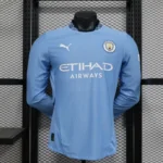 Manchester City 2024/25 Home Jersey – Player Version - Long Sleeves