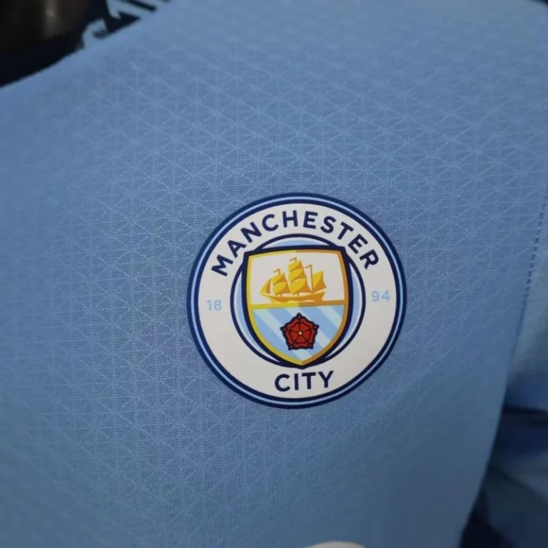 Manchester City 2024/25 Home Jersey – Player Version - Long Sleeves - Image 2