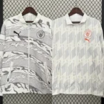 Manchester City 2024/25 Windbreaker Reversible - White & Grey