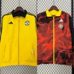 Manchester United 2024/25 Windbreaker Reversible - Yellow & Red