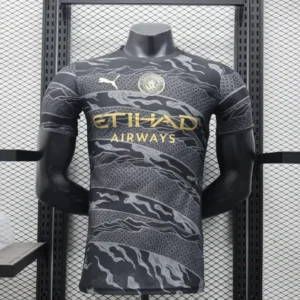 Manchester City 2024/25 Dragon Black Special Edition Jersey – Player Version