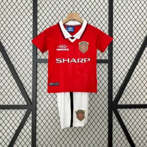 Manchester United 1999-2000 Home Kit - kids