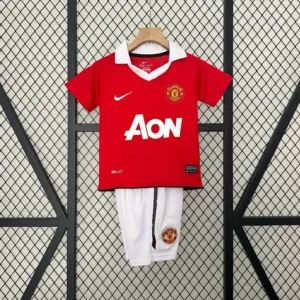 Manchester United 2010-2011 Home Kit – Kids