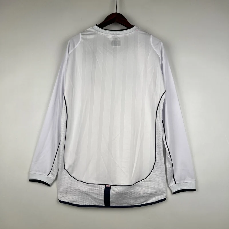 England 2002 Home kit – Long sleeve - Image 8