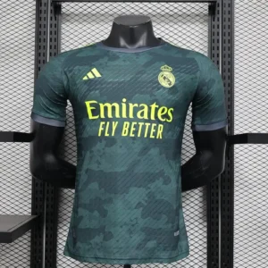 Real Madrid Special Militarie Green Edition 24/25 Kit – Player version