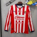 Chivas Guadalajara 24/25 Home Kit -Long Sleeve – Fan Version