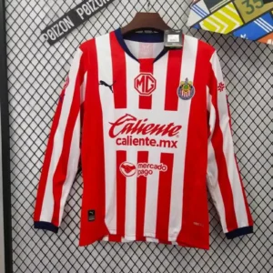 Chivas Guadalajara 24/25 Home Kit -Long Sleeve – Fan Version