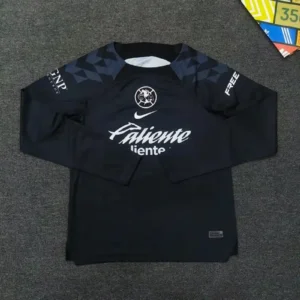 Club América 24/25 Black Goalkeeper Kit -Long Sleeve – Fan Version