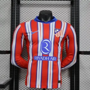 Atletico Madrid 24/25 Home Kit -Long Sleeves – Player version